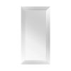 Contemporary Rectangle Mirror Range with Inverse or Reverse Bevel