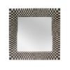 Handcrafted Square Wall Mirror in Black