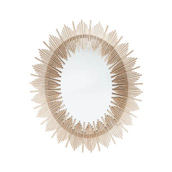 Franklin Oval Wall Mirror in Gold