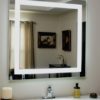 Square Backlit Bathroom Mirror