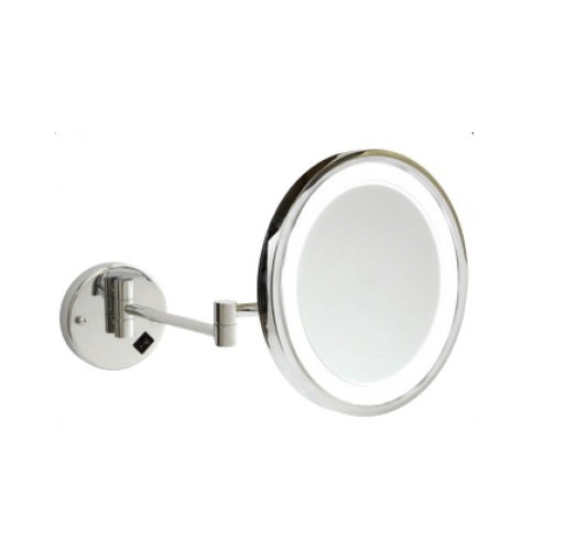 Wall Mounted Led Round Shaving Make Up, Magnifying Mirror With Light Australia