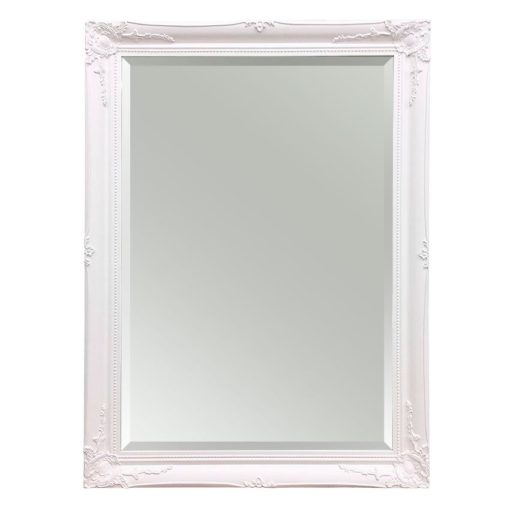 Georgia Ornate White Mirror