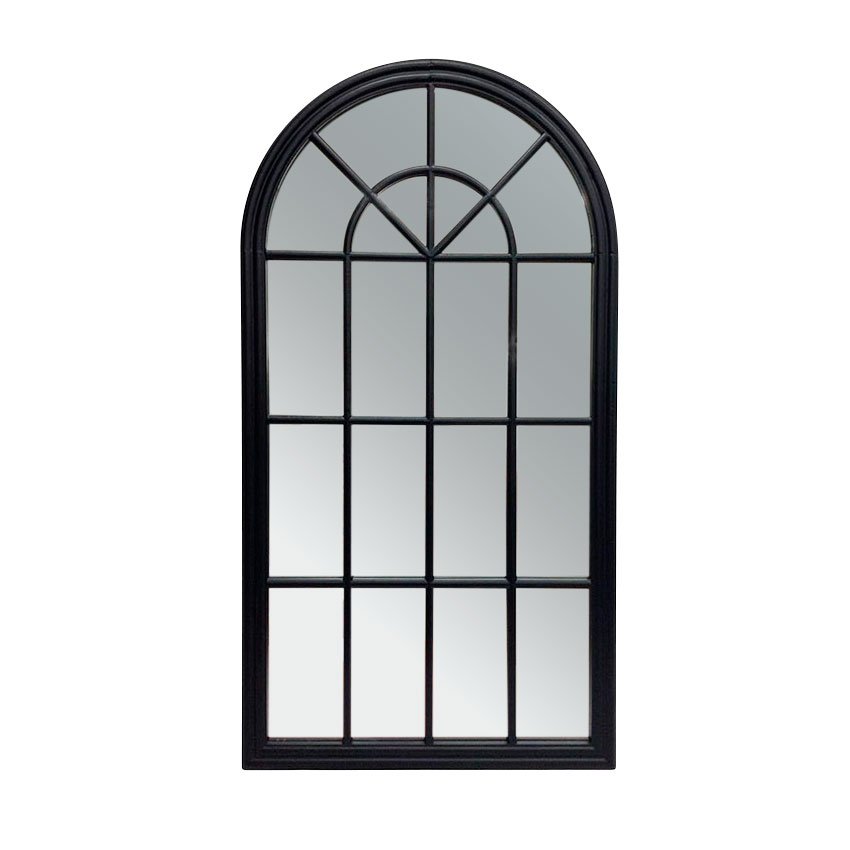 Percy Black Arched Wall Mirror Free Luxe Mirrors - Arched Wall Mirrors Australia