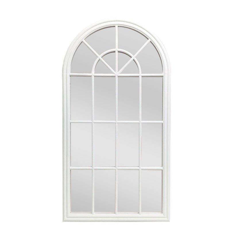 Percy White Arched Wall Mirror Free Luxe Mirrors - Arched Wall Mirrors Australia