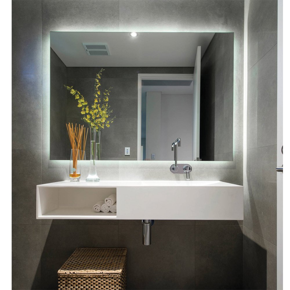 Backlit Bathroom Mirror with LED light | Luxe Mirrors