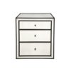brentwood mirrored bedside table