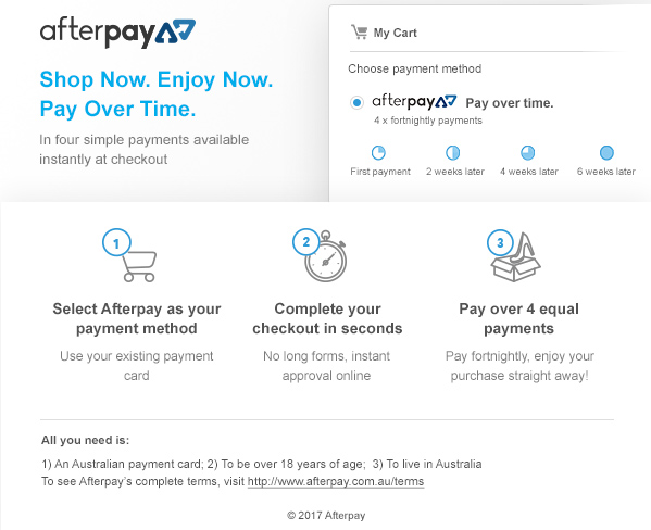 AfterPay + ZipPay | Buy Now Pay Later Payment Options | Luxe Mirrors