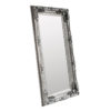 Carved Louis Leaner Mirror Silver W895 x H1755mm