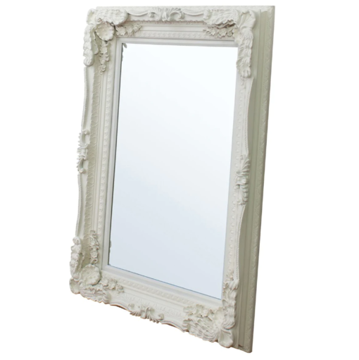 Luis Baroque Mirror Creamy White