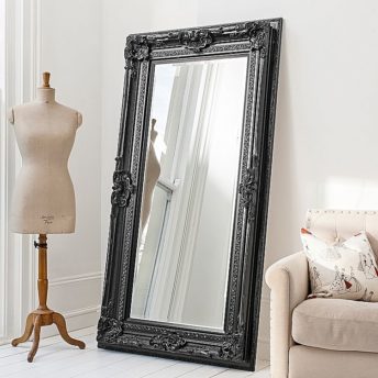Vale Decorative Leaner Mirror Black