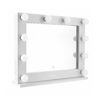 Lumiere Landscape White Hollywood Makeup Mirror