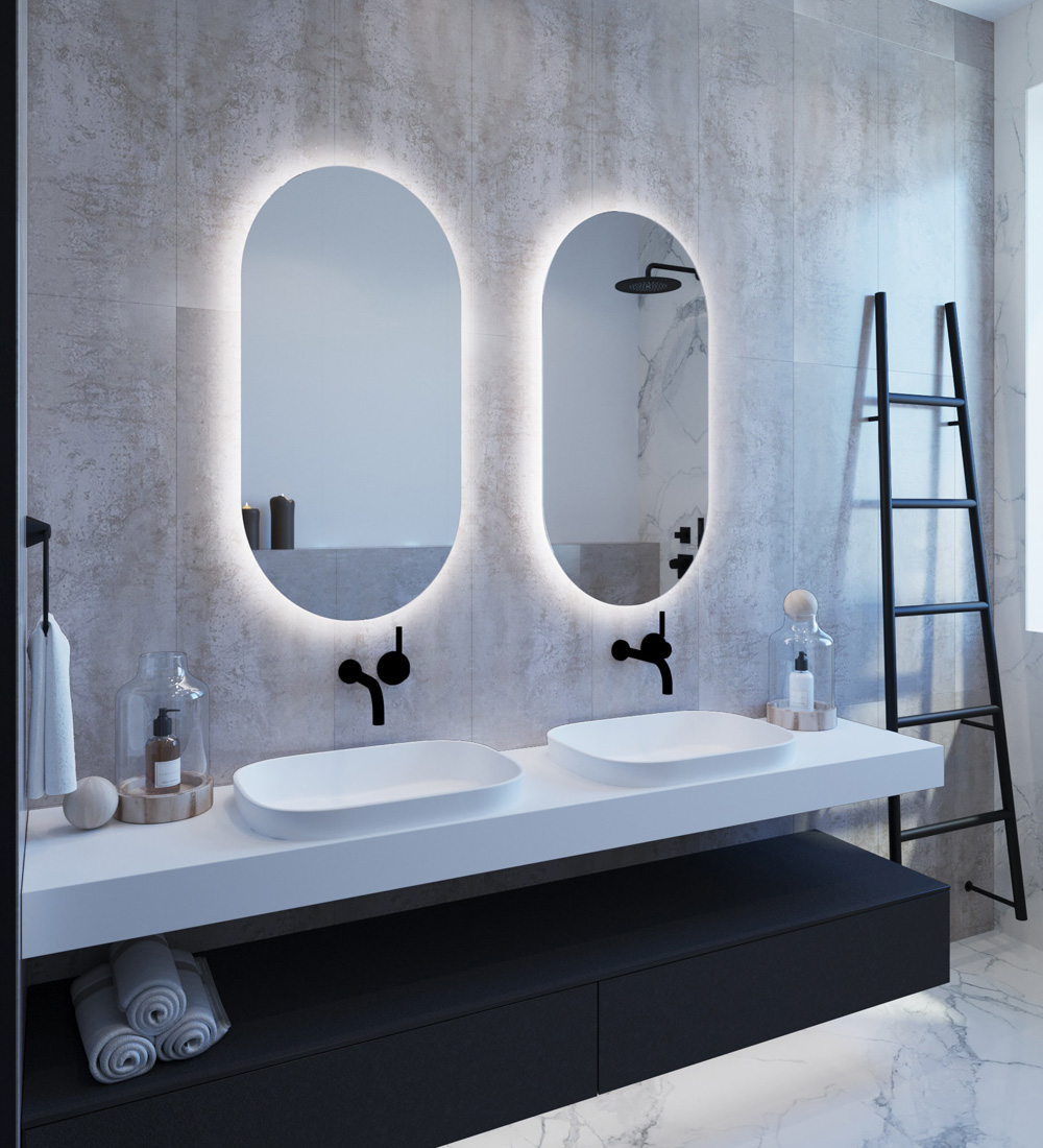 Oval bathroom mirrors - batmanarcade