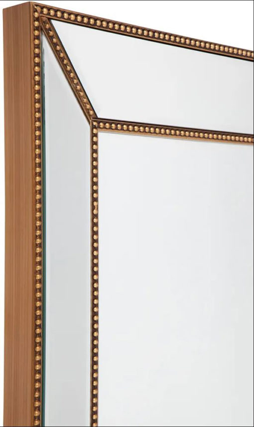 Zanthia Large Wall Mirror With Beaded, Large Decorative Wall Mirrors Australia