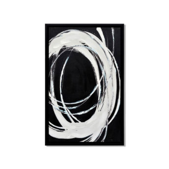 Cold Bise Swirl Wall Art Canvas 55 cm X 85 cm