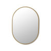 Pill Shape Satin Brass Stainless Steel Framed Mirror - 70CM, 90CM, 100CM, 150CM