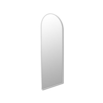 Arch Leaner Dressing White Stainless Steel Framed Mirror - 60CM, 76CM