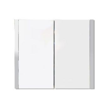 Alexandra Mirror Cabinet in Gloss White Frame – (76cm x 60cm)