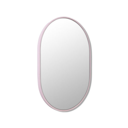 Pill Shape Pink Stainless Steel Framed Mirror - 70CM, 90CM, 100CM, 150CM