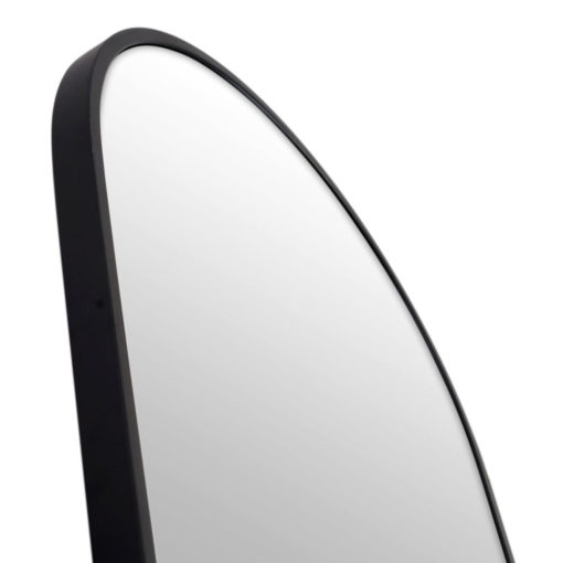 Black Arch Mirror With Metal Frame, Arch Leaner Dressing Stainless Steel Framed Wall Mirror