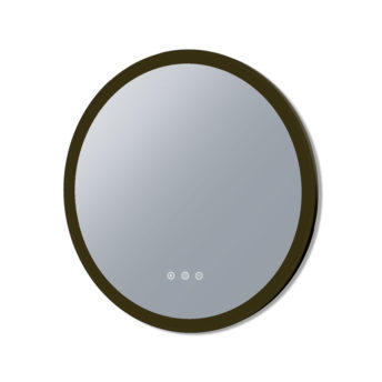 Eclipse Flex Dimmable Frontlit Mirror with Black Frame - 60cm / 80cm