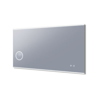 Lucy LED Mirror with Magnifier in Frameless - (90cm x 70cm), (120cm x 70cm) or (150cm x 75cm)