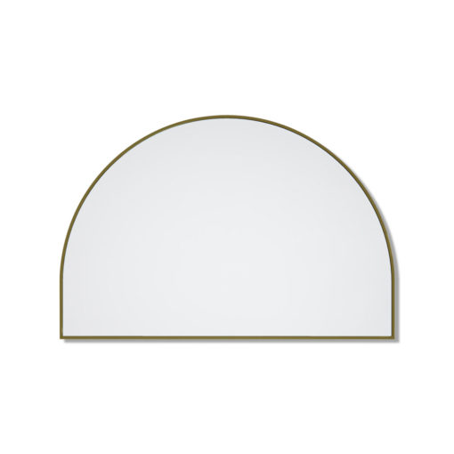 Arch Mirror Satin Brass - 80cm x 120cm