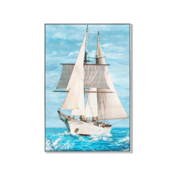 Nautical Spirit Vessel Wall Art Canvas 82.5 cm X 123 cm
