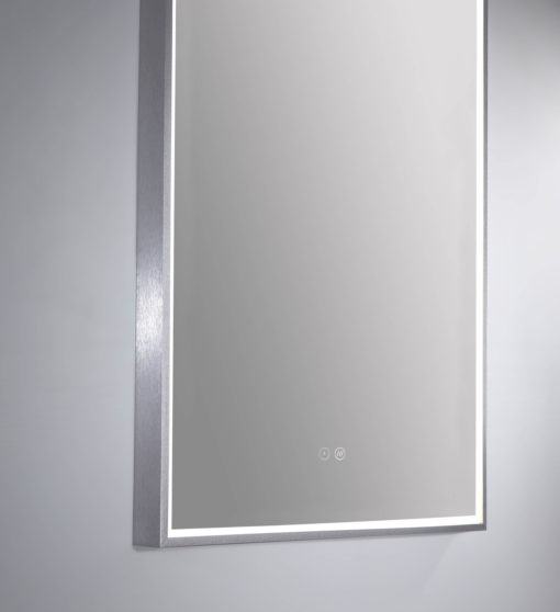 Brushed Nickel Arch 500D LED Mirror