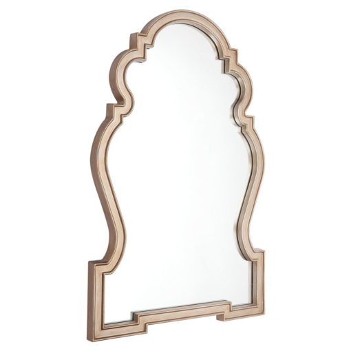 Palermo Arched Antique Gold Wall Mirror