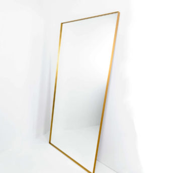luxe london brass bathroom mirror