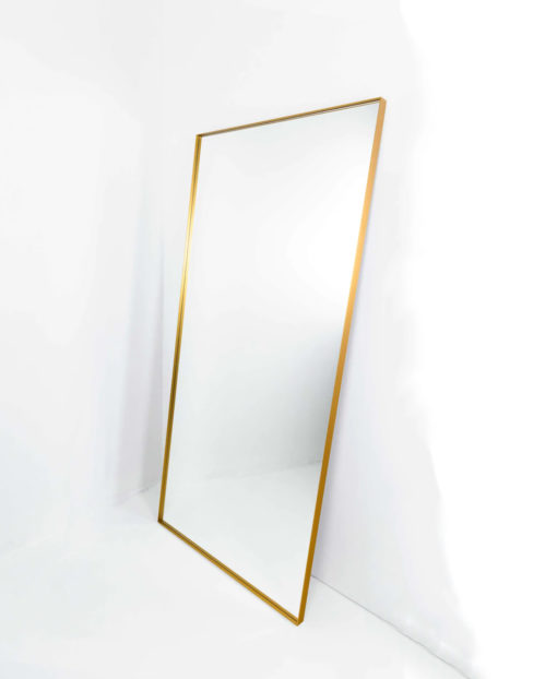 luxe london brass bathroom mirror