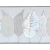 Textured Rustic Leaves Wall Art Canvas