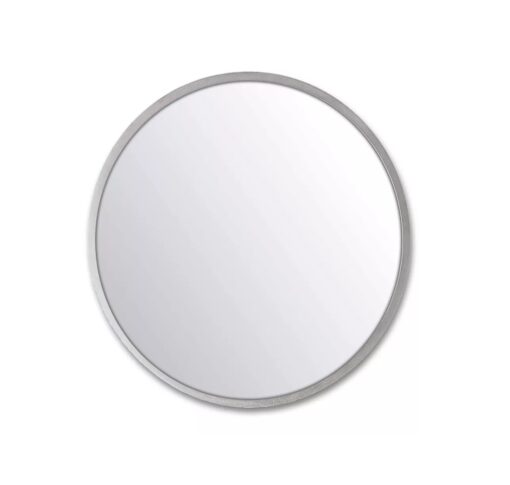 Modern Moon Concrete Frame Bathroom Mirror
