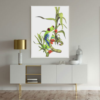 Archie-the-Red-Eyed-Green-Tree-Frog-Fine-Art-LifeStyle