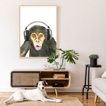 Kelvin-the-Music-Monkey-Fine-Art-Print-LifeStyle5