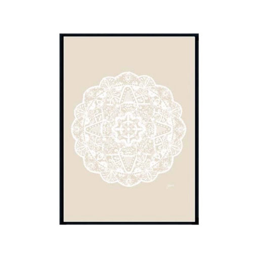 Marrakesh-Mandala-in-Ivory-Solid-Fine-Art-Print-Black