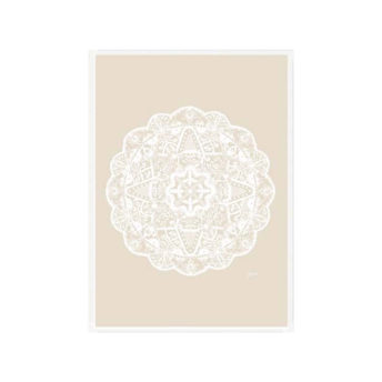 Marrakesh-Mandala-in-Ivory-Solid-Fine-Art-Print-White
