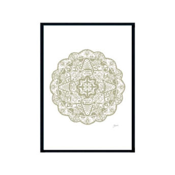 Marrakesh-Mandala-in-Sage-Fine-Art-Print-Black