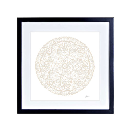 Sahara-Mandala-in-Ivory-Fine-Art-Print-Black-S
