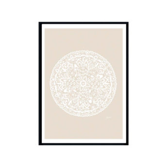 Sahara-Mandala-in-Ivory-Solid-Fine-Art-Print-Black-WB
