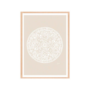 Sahara-Mandala-in-Ivory-Solid-Fine-Art-Print-Natural-WB