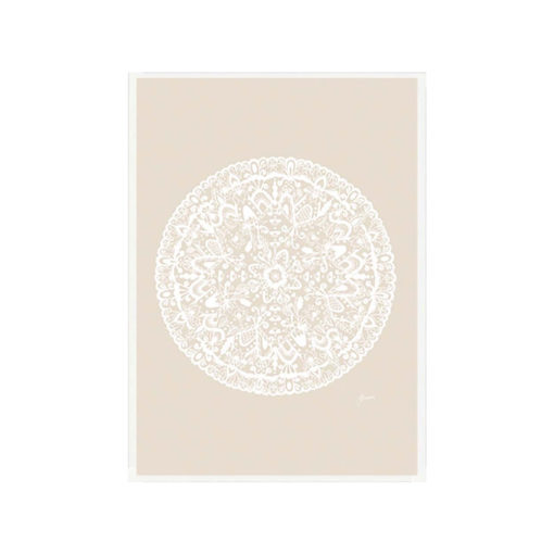 Sahara-Mandala-in-Ivory-Solid-Fine-Art-Print-White