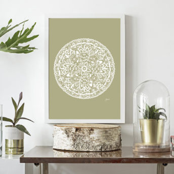 Sahara-Mandala-in-Sage-Solid-Fine-Art-Print-LifeStyle2