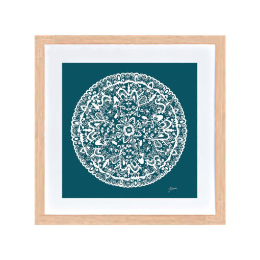 Sahara-Mandala-in-Teal-Solid-Fine-Art-Print-Natural-S