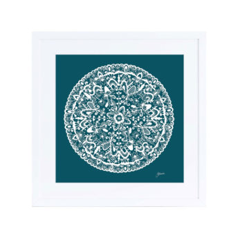 Sahara-Mandala-in-Teal-Solid-Fine-Art-Print-White-S