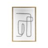 Gavyn Line Drawing Abstract Framed Wall Art
