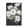 Painted Peony Flowers Wall Art Canvas