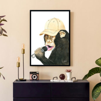 Alfie-the-Singing-Monkey-Fine-Art-Print-LifeStyle3