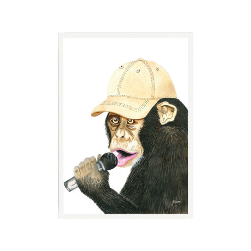 Alfie-the-Singing-Monkey-Fine-Art-Print-White