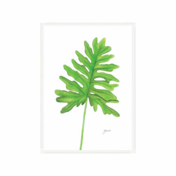 Philodendron-Living-Wall-Art-White
